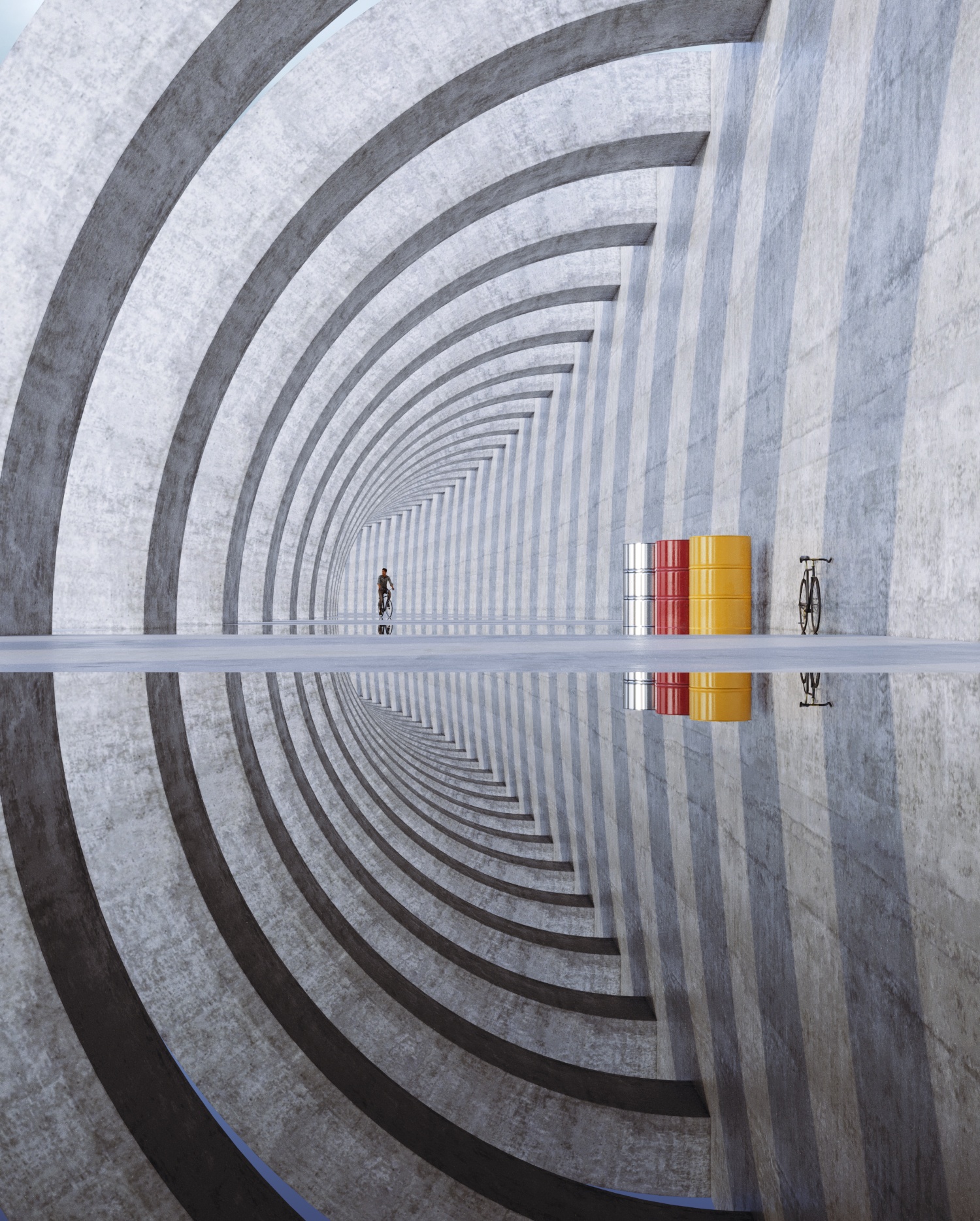 Mirroir béton